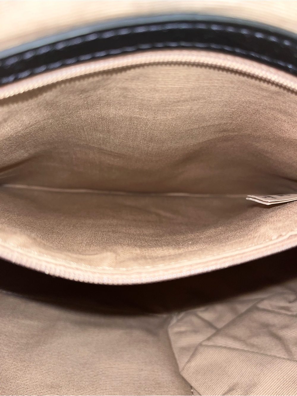 Burberry Beige Plaid Tote with Black Handles - Picture 8 of 10
